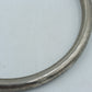 Schlichter Vintage Silberfarbener Armreif Schlicht Rundes Design