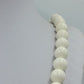 Vintage Kugelkette Cremeweiß Große Perlen Retro Schmuck