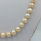 Vintage Perlenkette Cremefarben Mit 835 Silberverschluss
