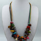 Bunte Vintage Designer Halskette Mit Farbigen Schmuckelementen
