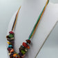 Bunte Vintage Designer Halskette Mit Farbigen Schmuckelementen