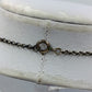 Vintage 925 Silber Collier Mit Ornamenten Und Rosenmotiv