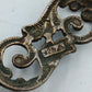 Vintage 925 Silber Collier Mit Ornamenten Und Rosenmotiv