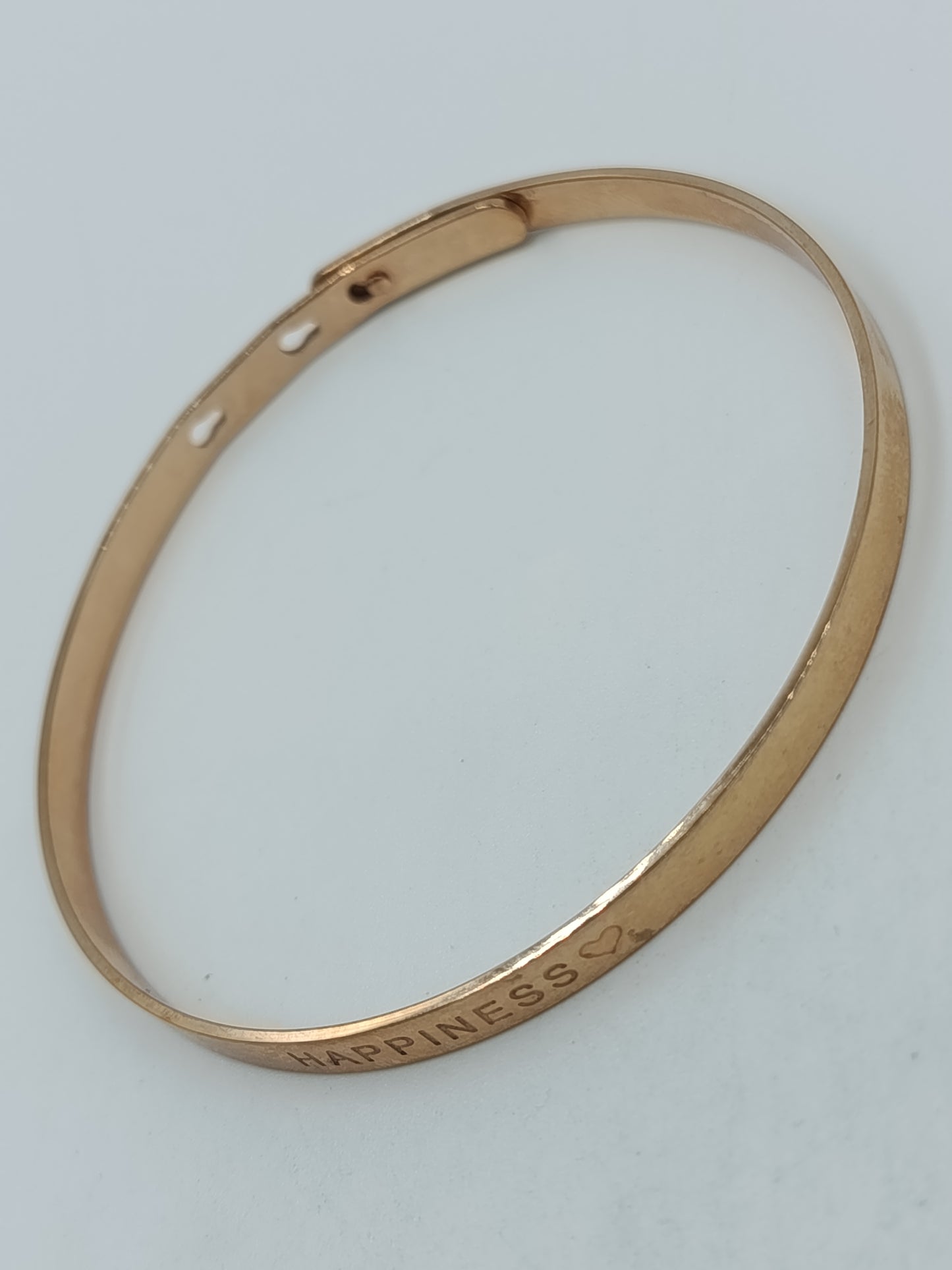 Purelei Armreif Roségold Happiness Edelstahl Elegant