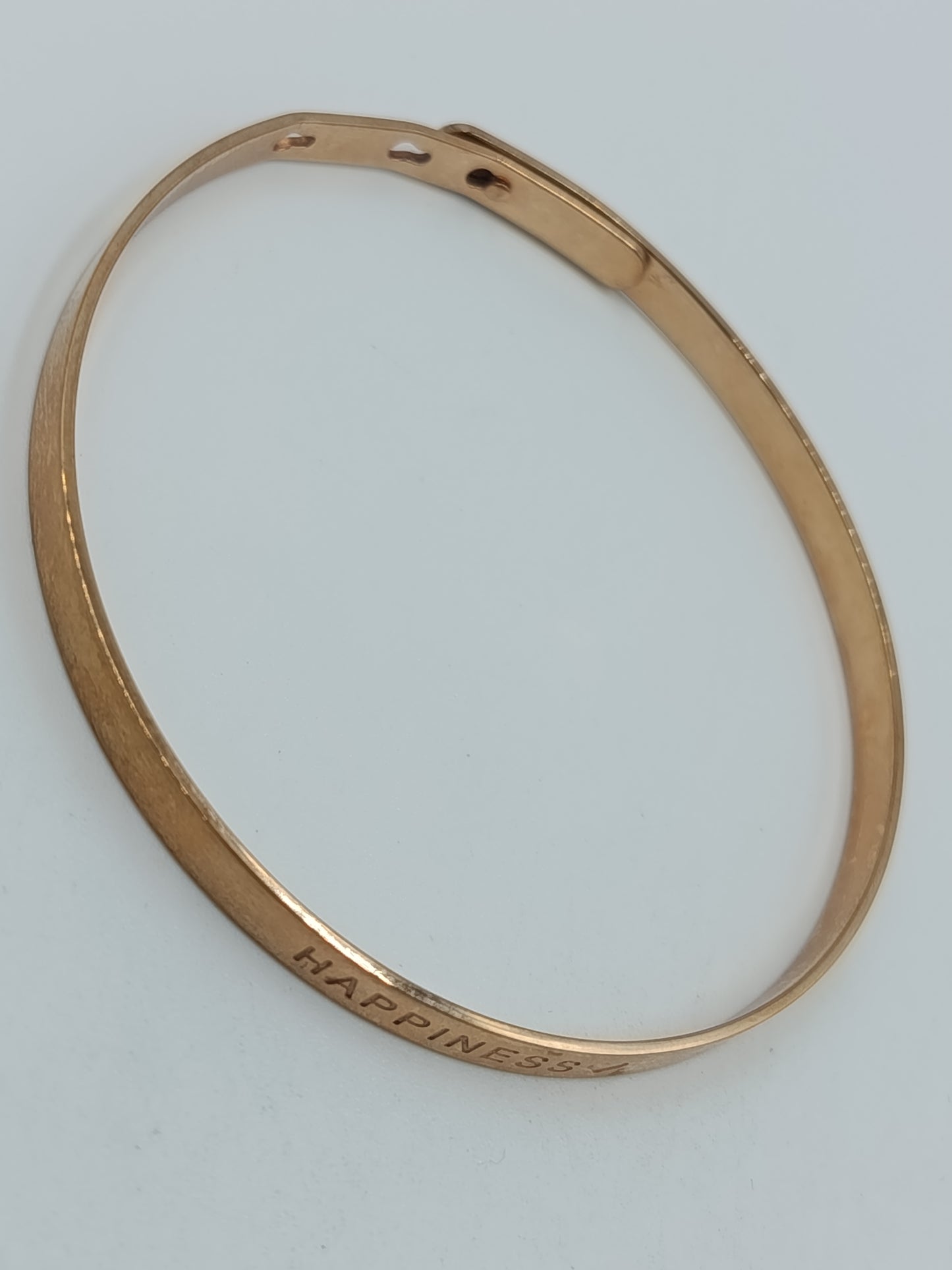 Purelei Armreif Roségold Happiness Edelstahl Elegant