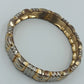 Vintage Armreif Gold Silber Optik Elegant Retro Schmuck