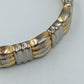 Vintage Armreif Gold Silber Optik Elegant Retro Schmuck