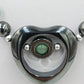 Vintage Statement Kette Hematit Gruen Schmuck Collier
