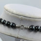 Vintage Statement Kette Hematit Gruen Schmuck Collier