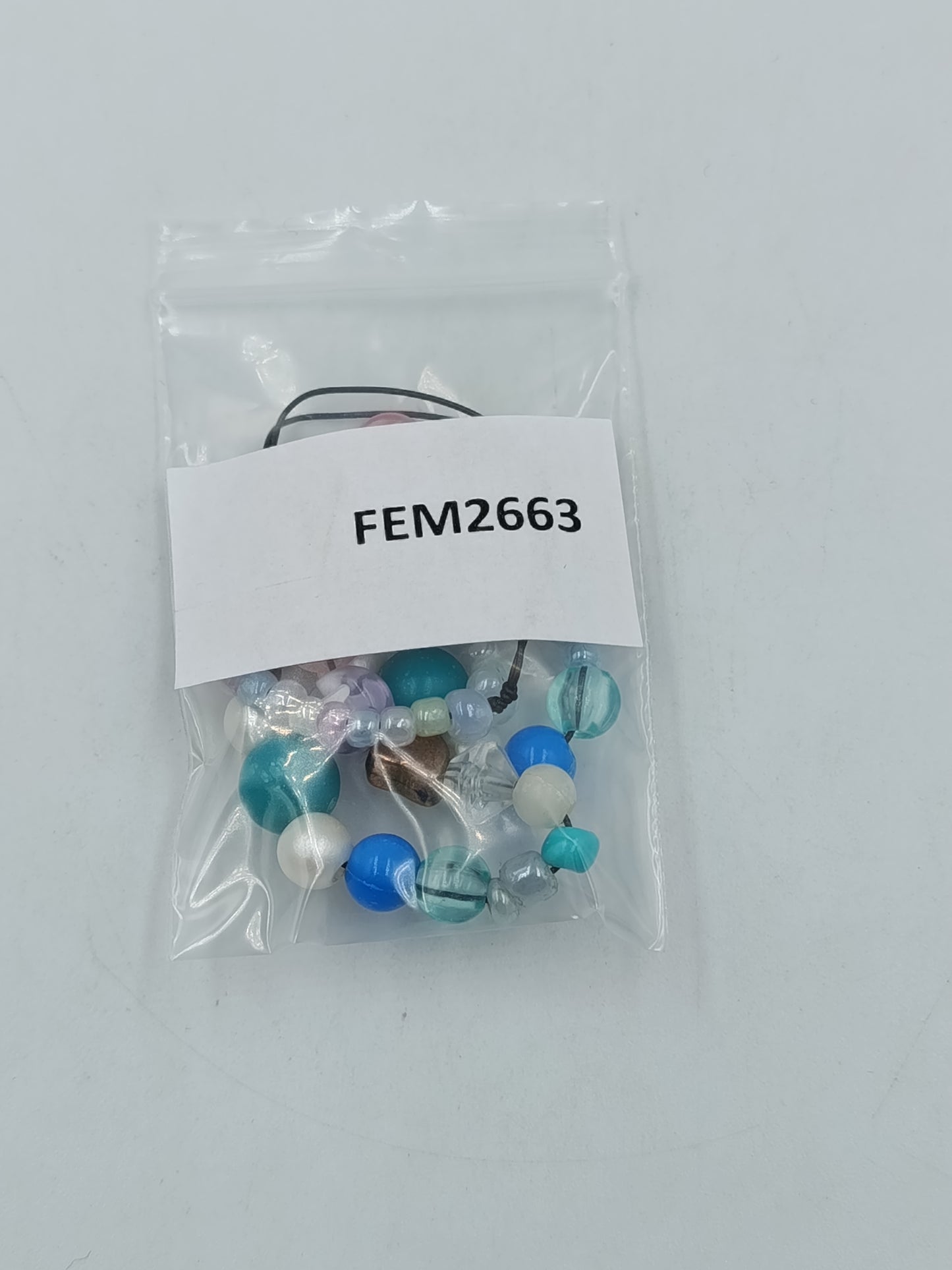 Buntes Namensarmband Karim Elastisch Perlenarmband
