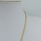 Statement Halskette Goldfarben Geometrisches Design
