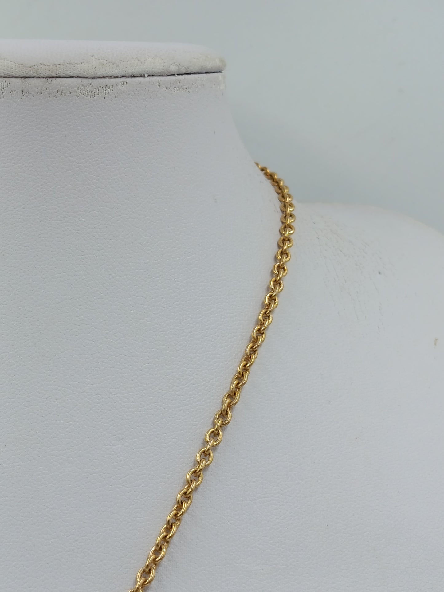 Vintage Boho Halskette Goldfarben Anhänger