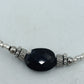 Vintage Armband Versilbert Mit Dunkelblau