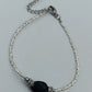 Vintage Armband Versilbert Mit Dunkelblau