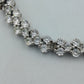 Elegantes Tennis Armband Silberfarben Strass