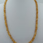 Vintage Citrin Kette Silberverschluss Gelbe Edelstein