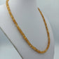 Vintage Citrin Kette Silberverschluss Gelbe Edelstein