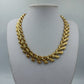 Vintage Statement Collier Goldfarben Designkette