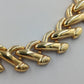 Vintage Statement Collier Goldfarben Designkette