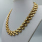 Vintage Statement Collier Goldfarben Designkette