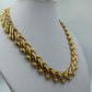 Vintage Statement Collier Goldfarben Designkette