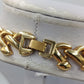 Vintage Statement Collier Goldfarben Designkette