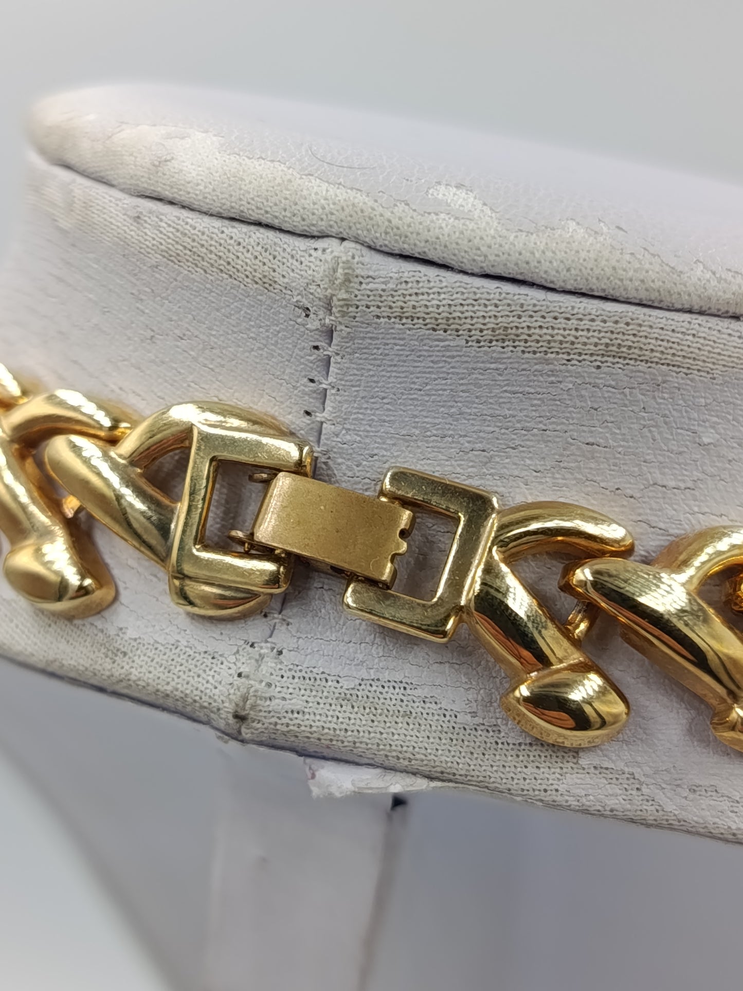 Vintage Statement Collier Goldfarben Designkette