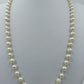 Vintage Perlenkette Cremeweiß Lange kette
