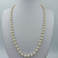 Vintage Perlenkette Cremeweiß Lange kette