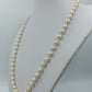 Vintage Perlenkette Cremeweiß Lange kette