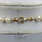 Vintage Perlenkette Cremeweiß Lange kette