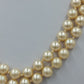 Vintage Doppelreihige Perlenkette Elegant Creme