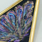 Vintage Brosche Dreieckig Emaille Kunst Design