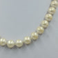 Vintage Perlenkette Cremefarben Klassisch Elegant