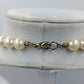 Vintage Perlenkette Cremefarben Klassisch Elegant