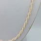 Vintage Perlenkette Gedrehte Zierperlen Creme Elegant
