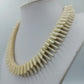 Vintage Ethno design Halskette Creme Elegant