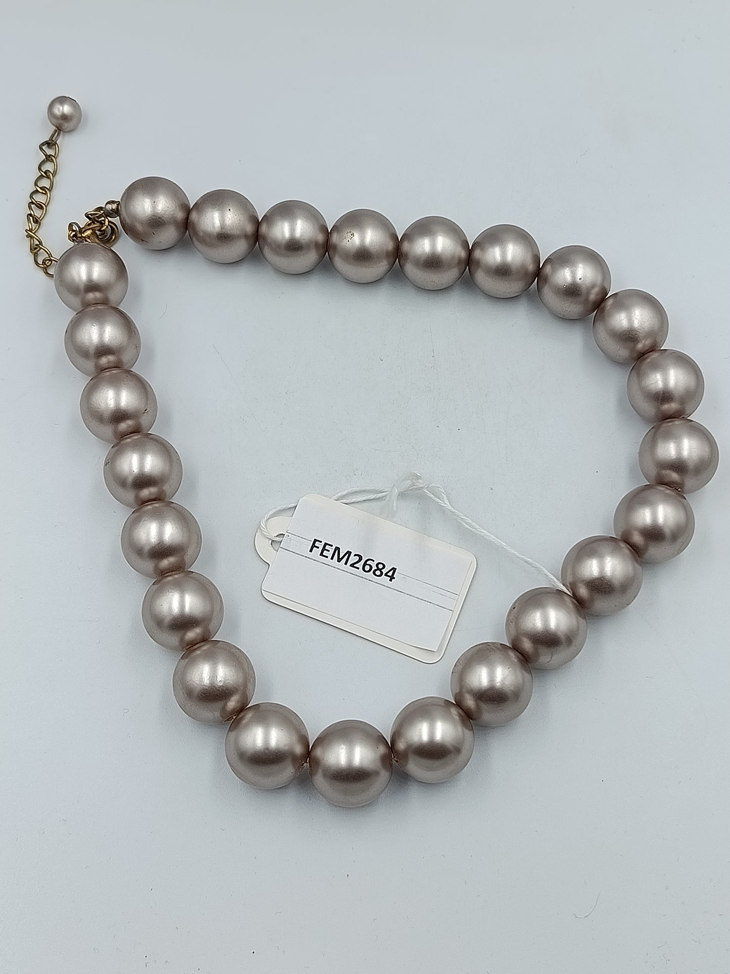 Vintage Perlenkette Rosé Perlen Elegant Statement