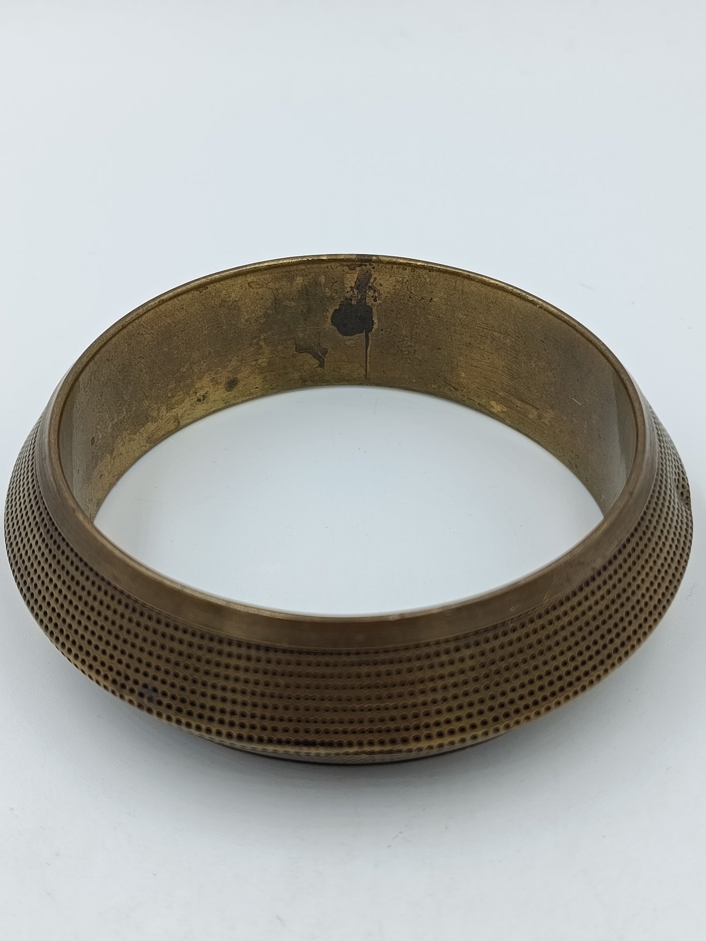 Vintage Armreif Bronzefarben Strukturiertes Design