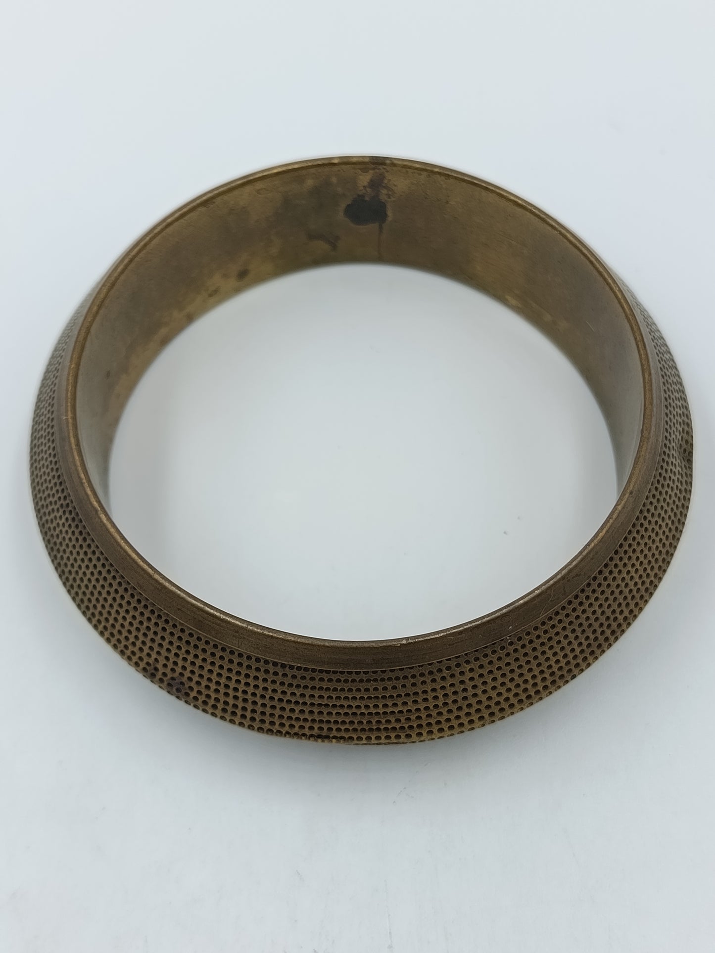 Vintage Armreif Bronzefarben Strukturiertes Design