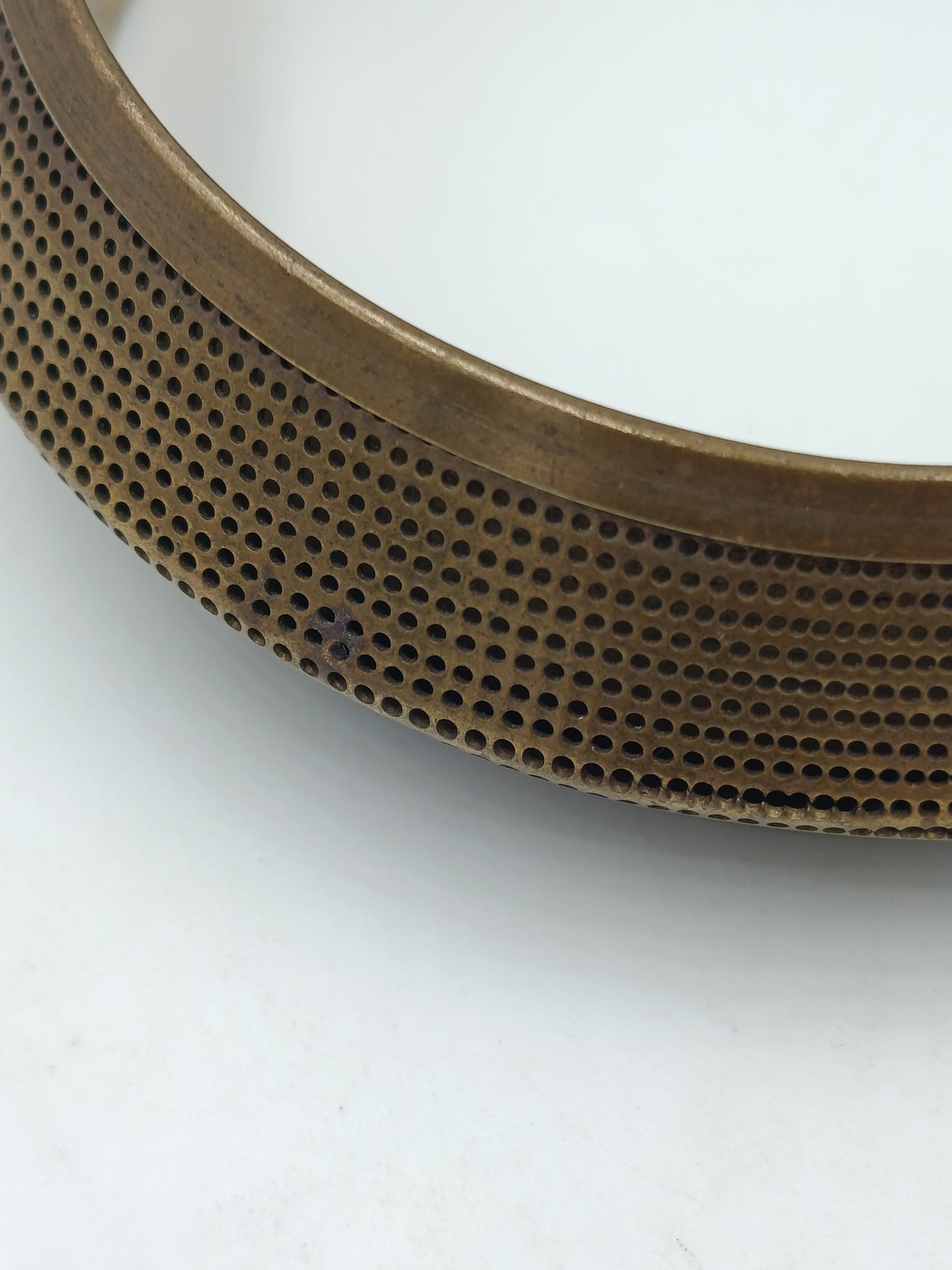 Vintage Armreif Bronzefarben Strukturiertes Design