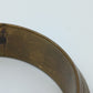 Vintage Armreif Bronzefarben Strukturiertes Design