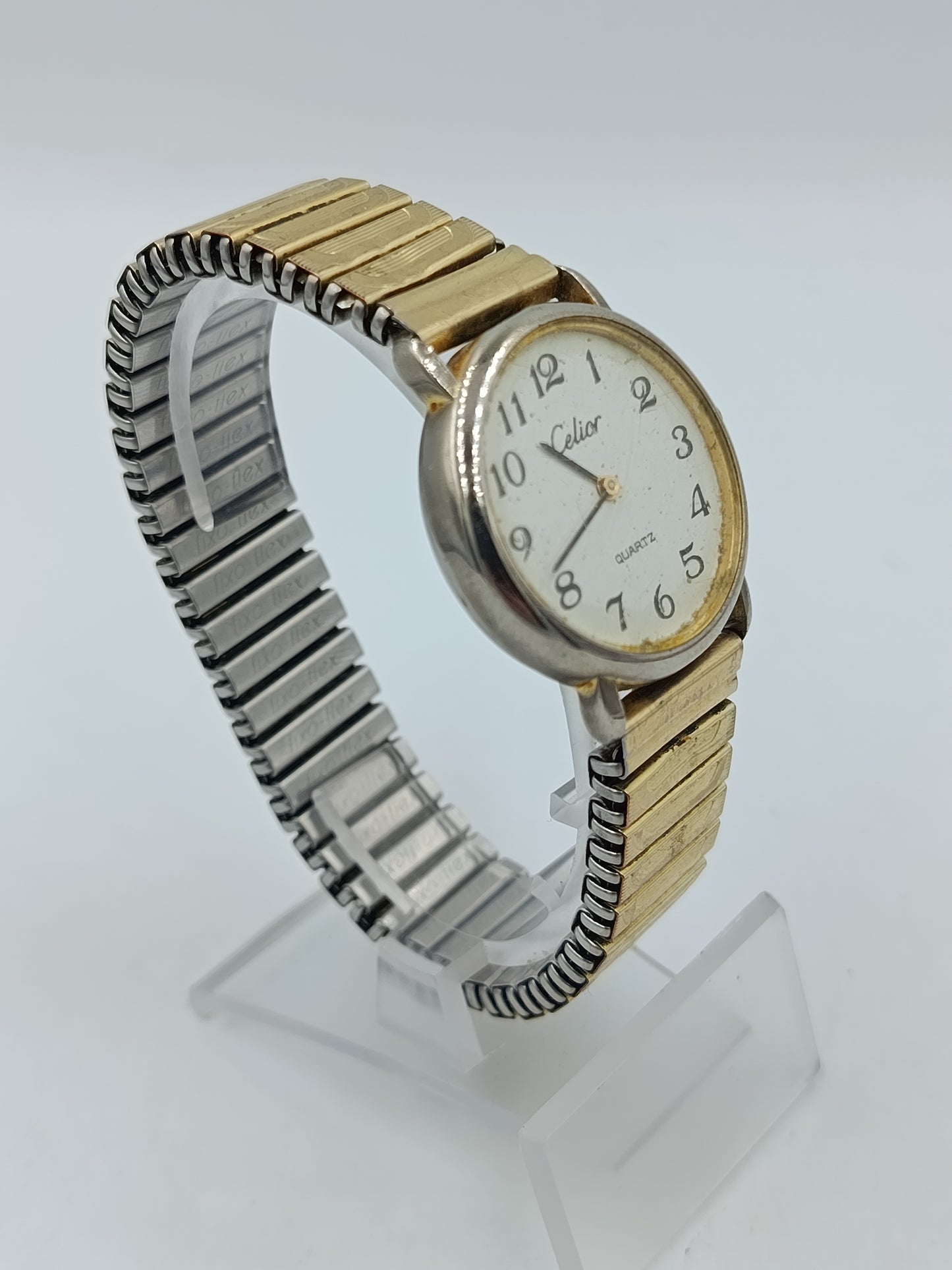 Celior Vintage Damenarmbanduhr Quartz Elastikband