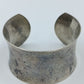 Vintage Armreif Silberfarben Designer Manschettenreif