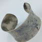 Vintage Armreif Silberfarben Designer Manschettenreif