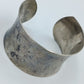 Vintage Armreif Silberfarben Designer Manschettenreif