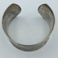 Vintage Armreif Silberfarben Designer Manschettenreif