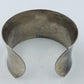 Vintage Armreif Silberfarben Designer Manschettenreif