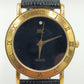 Vintage MC Quartz Armbanduhr Schwarz Gold
