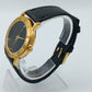 Vintage MC Quartz Armbanduhr Schwarz Gold